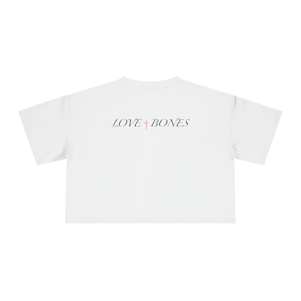 BITE INTO LOVE with our Women's Crop Tee