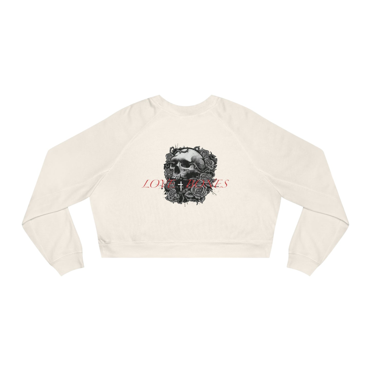 BITE INTO LOVE - Women's Cropped Fleece Pullover