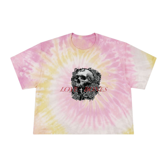 FADED LOVE EUPHORIA Tie-Dye Crop Tee
