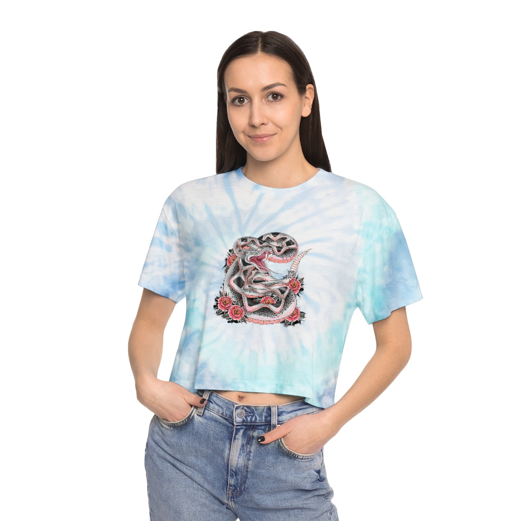 BITE INTO LOVE with our EUPHORIA Tie-Dye Crop Tee